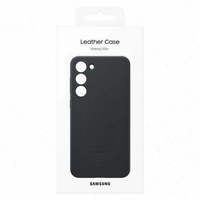 Samsung - Samsung Galaxy S23 Plus Skal Lder - Svart