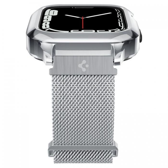 Spigen - Spigen Apple Watch 4/5/6/7/8/SE (44/45mm) Armband - Silver