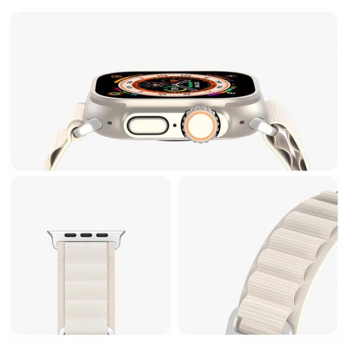 Dux Ducis - Dux Ducis Apple Watch 7/8 (38/40/41mm) Armband GS - Vit