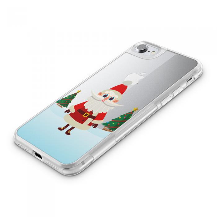 UTGATT5 - Fashion mobilskal till Apple iPhone 8 - Happy santa