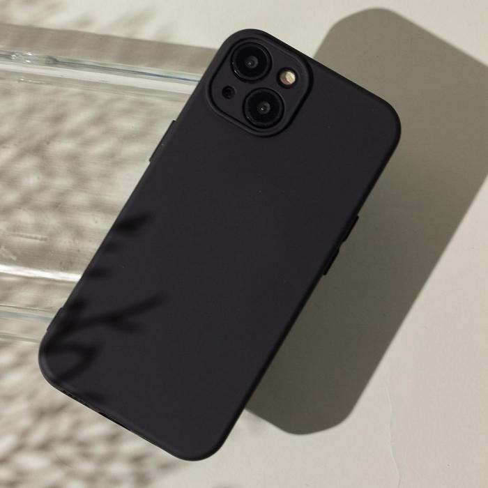 OEM - Svart Silikonskal iPhone XS Max - Skyddande Mobilfodral