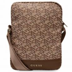 Guess - Guess Tablet Fodral 10'' GCube Stripe - Brun