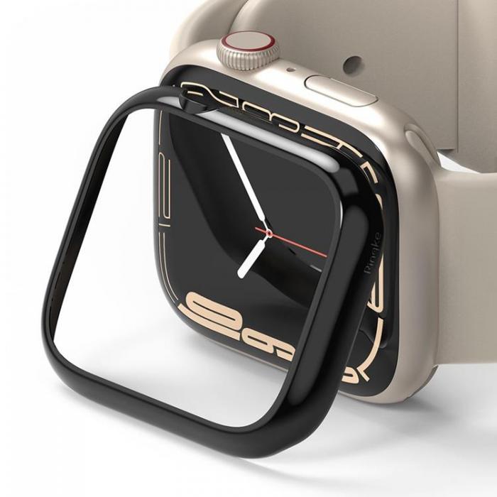 UTGATT1 - Ringke Bezel Styling Skal Apple Watch 7/8 (45mm) - Svart