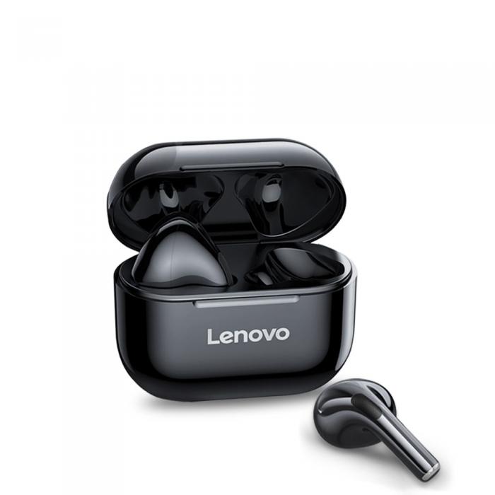 Lenovo - LENOVO LP40 LivePods TWS Bluetooth Trdlsa Hrlurar - Svart