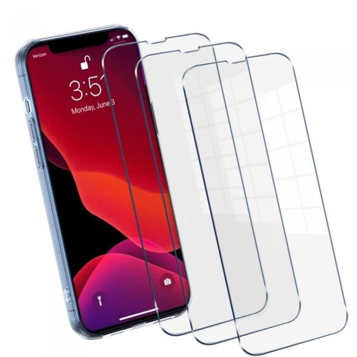 A-One Brand - [3-PACK] Hrdat Glas Skrmskydd iPhone 13 Pro Max - Clear