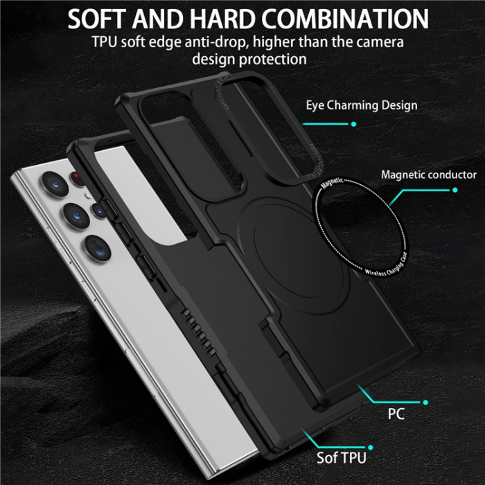A-One Brand - Galaxy S23 Ultra Skal Magsafe Anti Drop - Grn