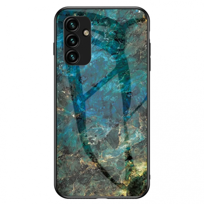 Taltech - Galaxy A14 5G/4G Mobilskal Stttligt - Emerald Marmor