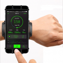 A-One Brand - Universal Sport Wristband till mobiler 4"- 6.5" - Svart