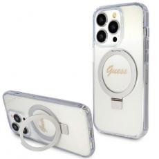 Guess - Guess iPhone 15 Pro Max Mobilskal Magsafe Script Glitter