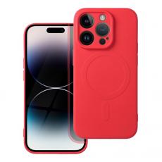 A-One Brand - iPhone 14 Pro Magsafe Skal Silikon - Röd
