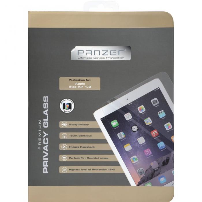 UTGATT5 - Panzer Tempered Glass Privacy iPad Air 1/2, Pro 9.7