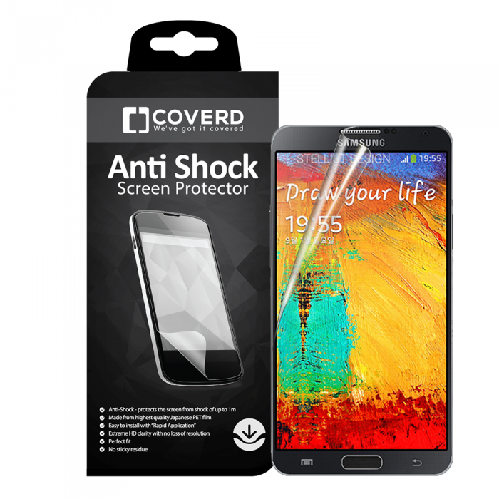 UTGATT4 - CoveredGear Anti-Shock skrmskydd till Samsung Galaxy Note 3