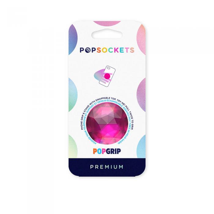 UTGATT5 - POPSOCKETS Disco Crystal Plum Berry Avtagbart Grip