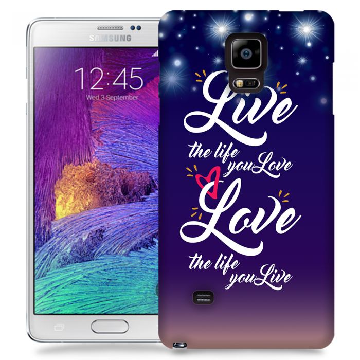 UTGATT5 - Skal till Samsung Galaxy Note 4 - Live, Love