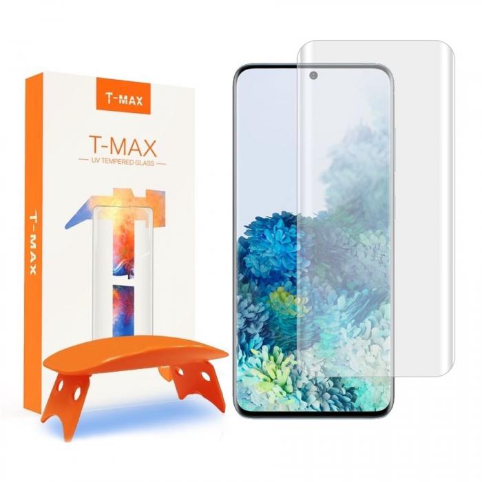 T-Max - T-Max Hrdat Glas Uv Glas Galaxy S20 Clear