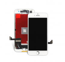 OEM - iPhone SE 2020 Skärm med LCD-display - Vit (Livstidsgaranti)