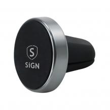 SiGN - SiGN Magnetisk Mobilhållare Bil Universal - Silver