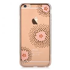 A-One Brand - Vouni Kristall Sun flower Skal till Apple iPhone 6(S) Plus / 6S Plus - Gold