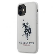 US Polo - US Polo Silicone Collection Skal iPhone 12 mini - Vit