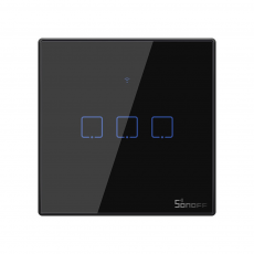 Sonoff - Sonoff 3-Channel Wi-Fi Smart Switch T3EU3C-TX - Svart