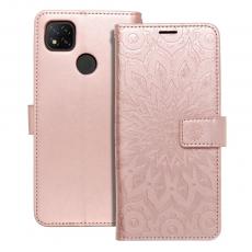 Forcell - Redmi 9C/9C NFC Plånboksfodral Forcell Mezzo - Rosé- Guld