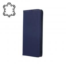 OEM - Genuine Leather Smart Pro för Samsung Galaxy S23 Ultra marinblå
