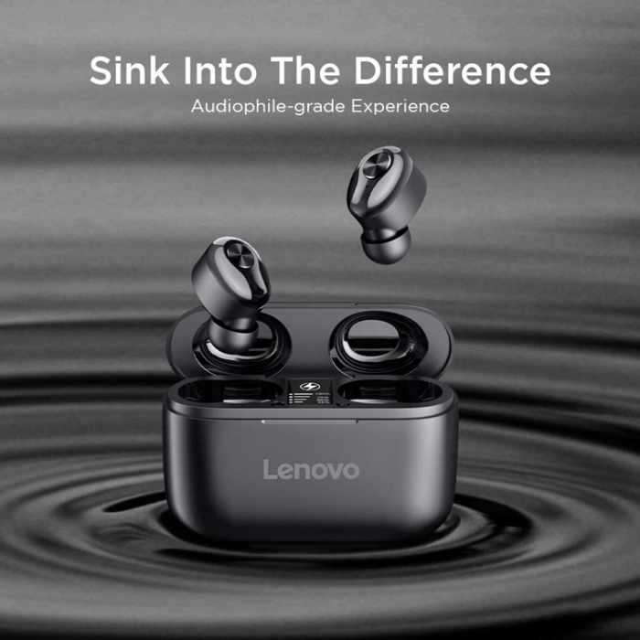 Lenovo - Lenovo HT18 TWS In-Ear Hrlurar Trdlsa - Svart