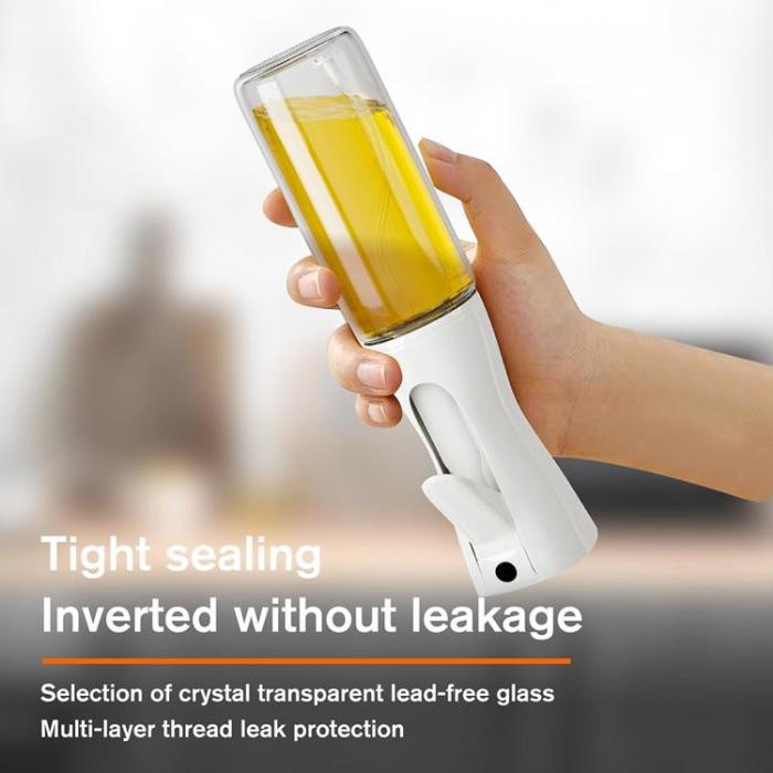 A-One Brand - Glas Oil Spray Flaska - Vit