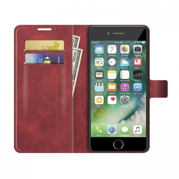 A-One Brand - BooM RFID-Skyddat Plnboksfodral iPhone 7/8/SE 2020 - Rd