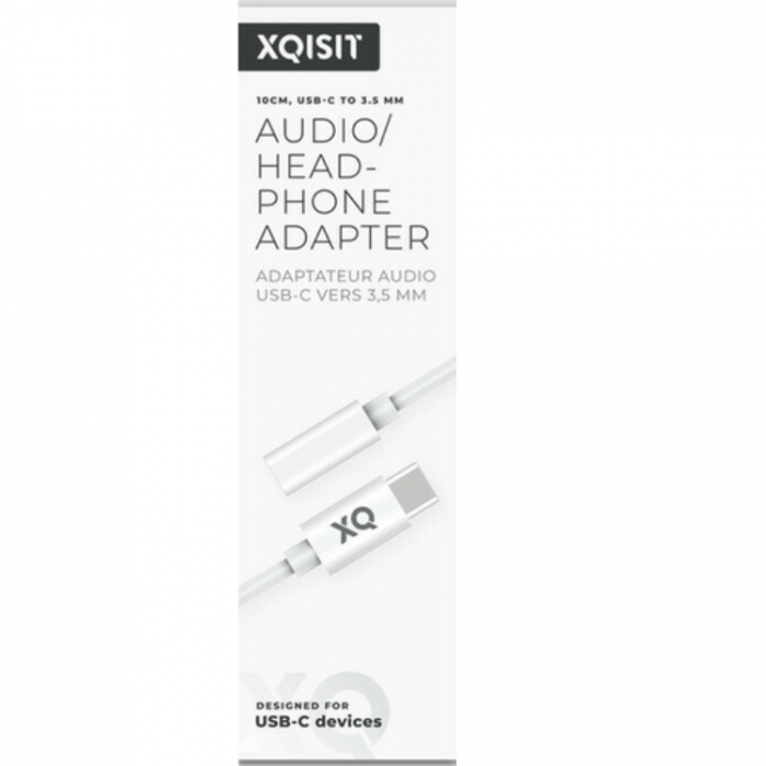 UTGATT5 - Xqisit Audio USB-C 3.5mm - Vit