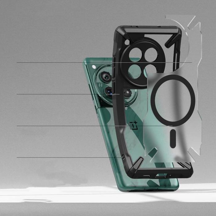 Ringke - Ringke OnePlus 12 5G Mobilskal Magsafe Magentic Fusion X - Svart