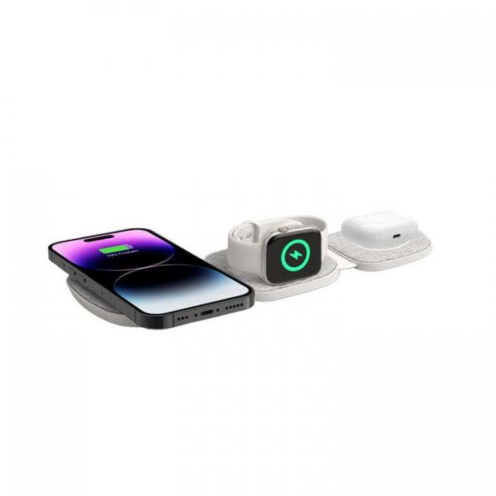 Tech-Protect - Tech-Protect 3-in-1 Trdls Laddare Magsafe iPhone, Apple Watch, AirPods