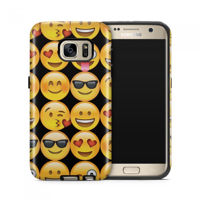 UTGATT5 - Tough mobilskal till Samsung Galaxy S7 - Emoji - Smileys