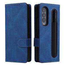 A-One Brand - Galaxy Z Fold 4 Plånboksfodral 2in1 Detachable - Blå