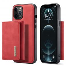 DG.MING - DG.MING iPhone 13 Pro Max Skal samt Wallet med Kickstand - Röd