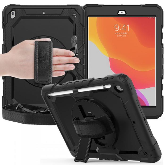 Tech-Protect - Tech-Protect Solid360 Fodral Ipad 7/8 10.2 2019/2020 Svart