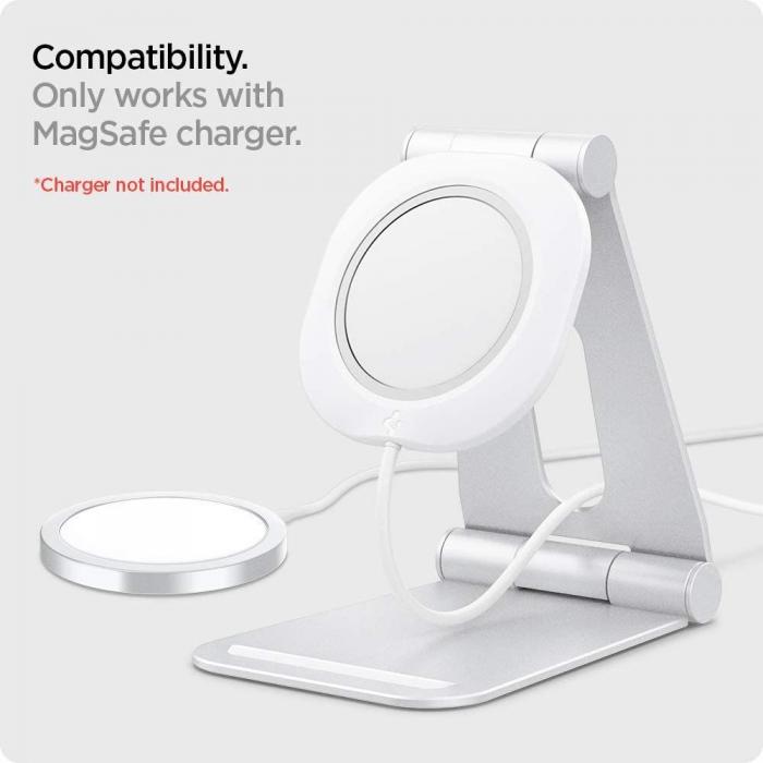 UTGATT5 - Spigen - Magfit S Apple Magsafe Charger Stand - Vit