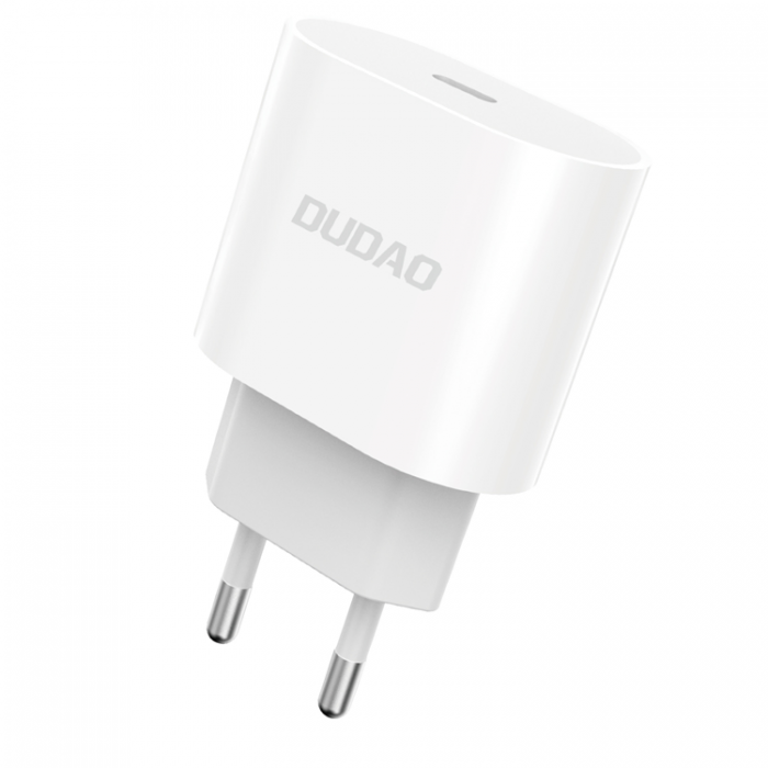 Dudao - Dudao Fast Vggladdare PD 20W + USB-C Kabel 2M - Vit