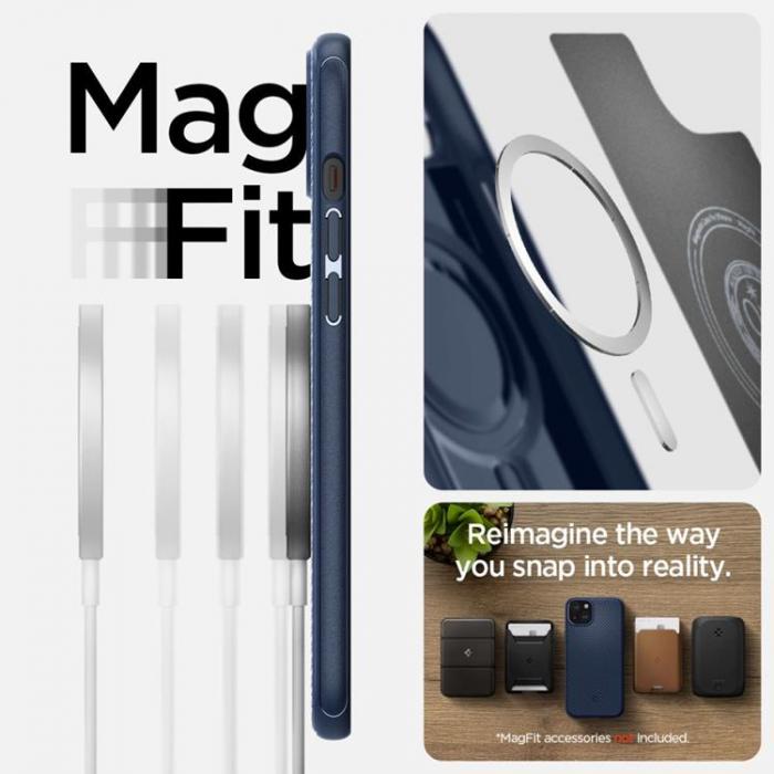 Spigen - Spigen iPhone 15 Mobilskal Magsafe Armor - Matte Svart