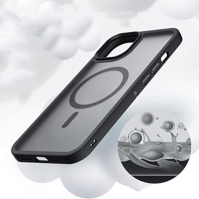 Tech-Protect - Tech-Protect iPhone 14 Pro Skal Magsafe Magmat - Matte Svart