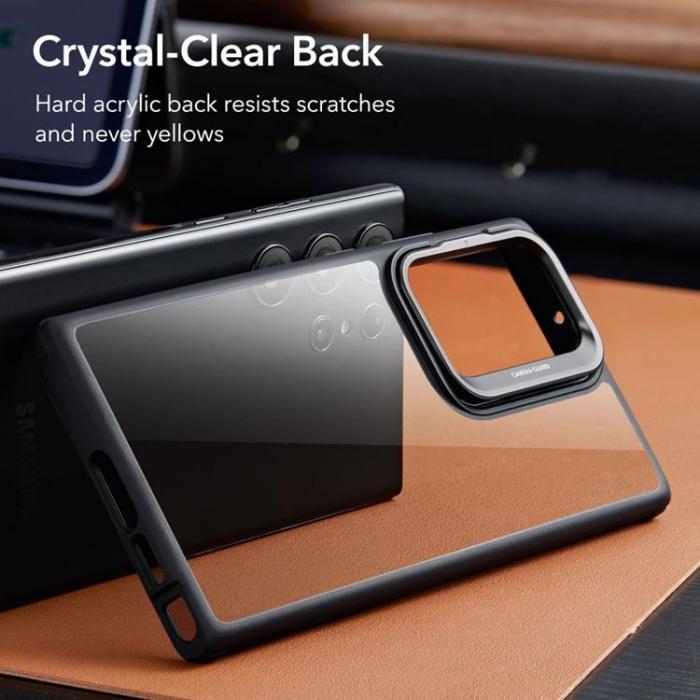 ESR - ESR Galaxy S23 Ultra Skal Classic Kickstand - Clear/Svart