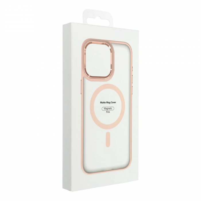 A-One Brand - iPhone 15 Plus Mobilskal Magsafe Matte - Rosa