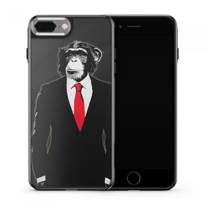 UTGATT5 - Fashion mobilskal till Apple iPhone 8 Plus - Domesticated Monkey