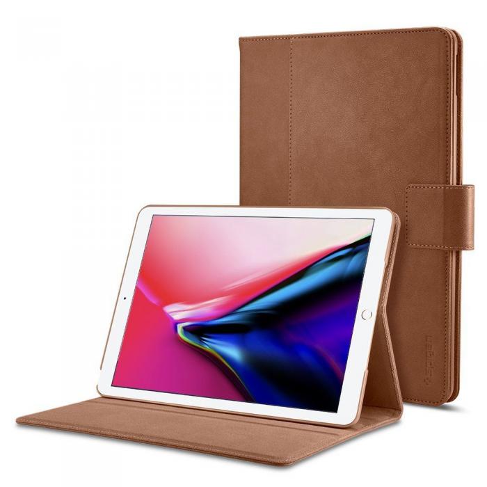 UTGATT5 - Spigen Stand Folio iPad 9,7 2017/2018 Brown