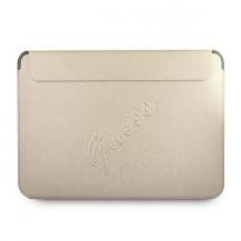 Guess - Guess Saffiano Script Datorfodral 13" - Guld
