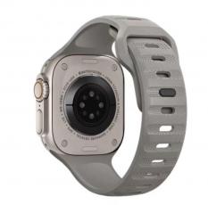 A-One Brand - Apple Watch 4/5/6/7/SE/Ultra (42/44/45/49mm) Rugged Band - Grå