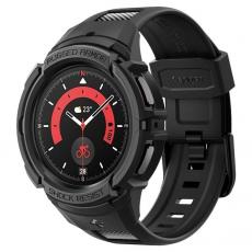 Spigen - Spigen Galaxy Watch 5 Pro (45mm) Armband Rugged Armor Pro - Svart