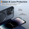 A-One Brand - iPhone 14 Pro Mobilskal Magsafe Ringhllare Kickstand - Lila