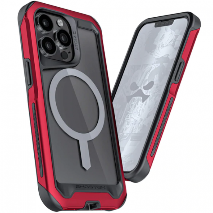 Ghostek - Ghostek Atomic Slim MagSafe Skal iPhone 13 Pro - Rd