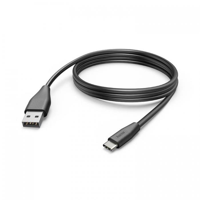 Hama - HAMA Laddkabel USB-A till USB-C 3m - Svart